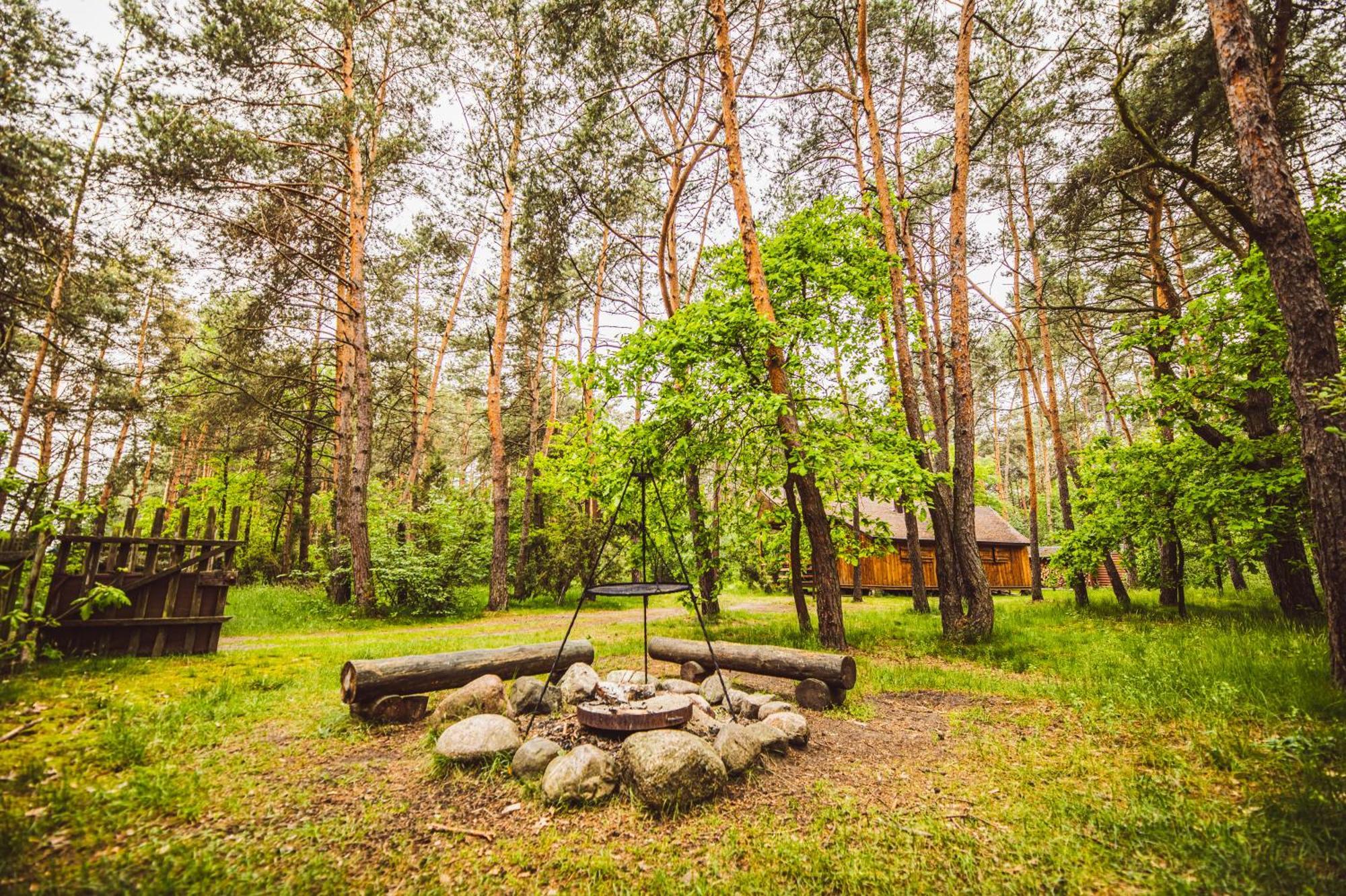 Cozy Nature Retreat With Patio Fireplace Garden Maciejowice Exterior photo